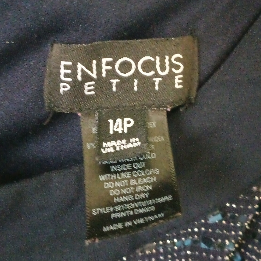 Enfocus Petite Womens Elegant Maxi Dress Round Neck Key-Hole Sleeveless Size 14P